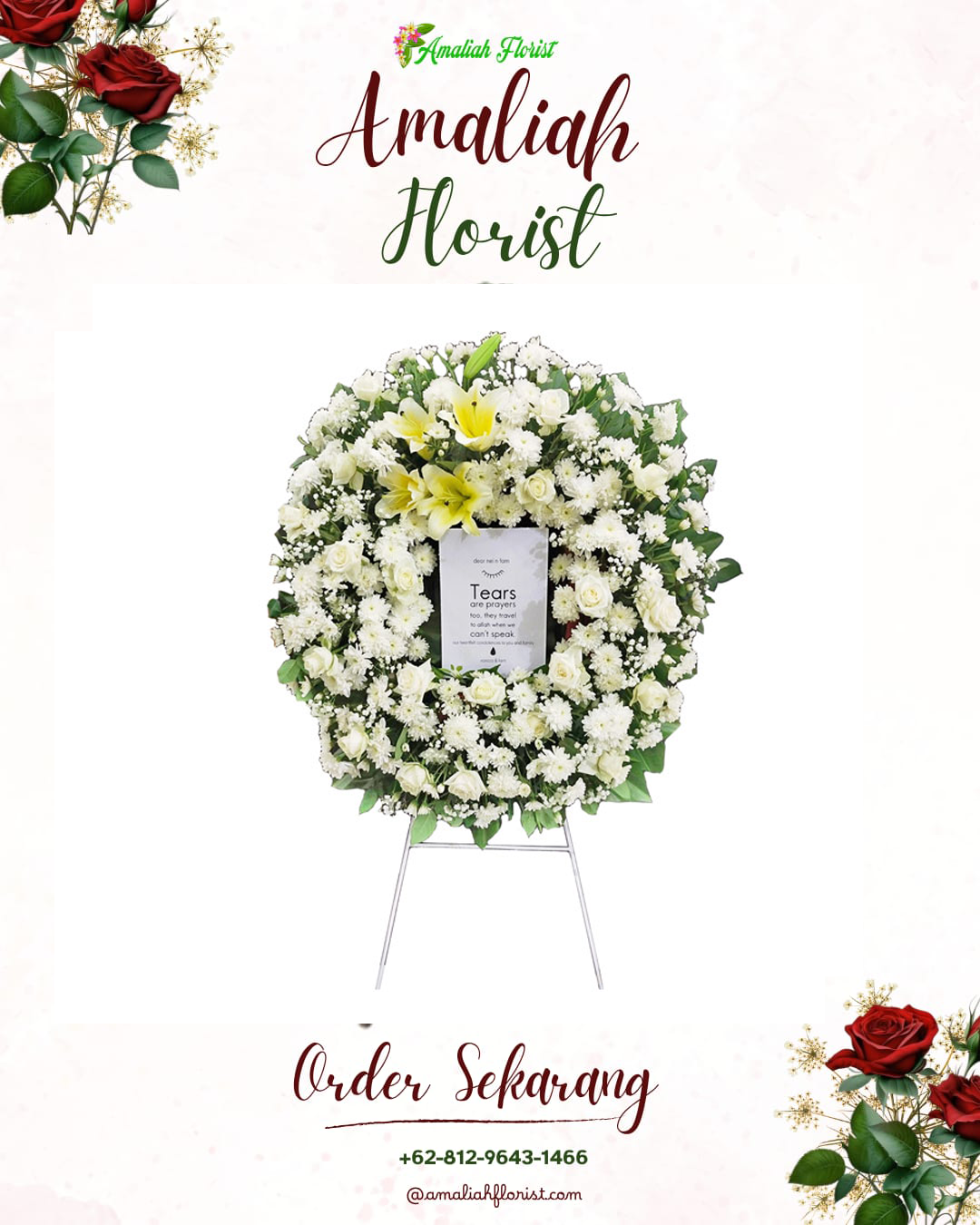 Krans Bunga Duka Cambai